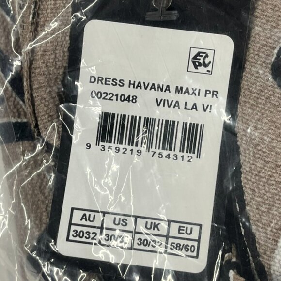 NEW with Tags AVENUE Havana Maxi Dress Viva la Vida Sand Size 30/32 - Picture 9 of 9